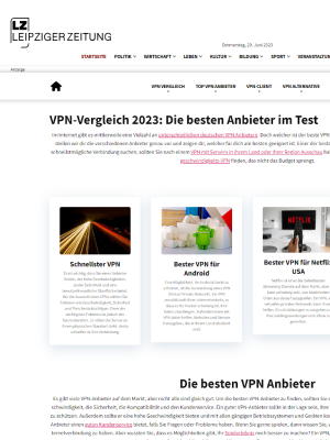 Leipziger Zeitung VPN Comparison