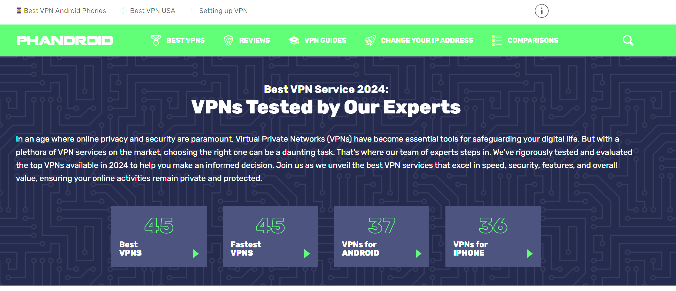 Phandroid VPN Reviews